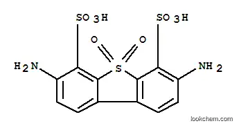 Molecular Structure of 80-76-2 (3,7-diaminobiphenyl sulfone-4,6-disulfonic acid)