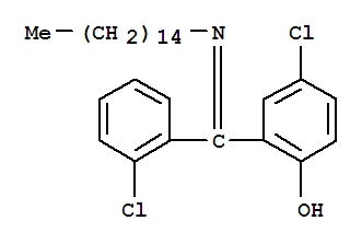 (6E)-4-CHLORO-6-[(2-CHLOROPHENYL)-(PENTADECYLAMINO)METHYLIDENE]CYCLOHE XA-2,4-DIEN-1-ONE