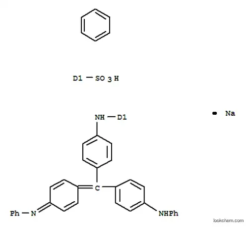 Sodium ((4-((4-(anilino)phenyl)(4-(phenylimino)-2,5-cyclohexadien-1-ylidene)methyl)phenyl)amino)benzenesulphonate
