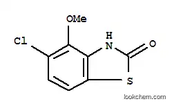 Molecular Structure of 80689-17-4 (2(3H)-Benzothiazolone,5-chloro-4-methoxy-(9CI))