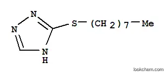 Molecular Structure of 80755-99-3 (3-OCTYLTHIO-4H-1,2,4-TRIAZOLE)