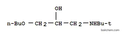 Molecular Structure of 80762-79-4 (1-Butoxy-3-((1,1-dimethylethyl)amino)-2-propanol)