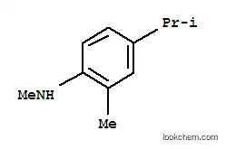 Benzenamine, N,2-dimethyl-4-(1-methylethyl)- (9CI)