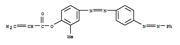 2-Propenoic acid,2-methyl-4-[2-[4-(2-phenyldiazenyl)phenyl]diazenyl]phenyl ester