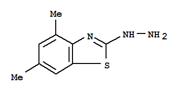 2(3H)-Benzothiazolone,4,6-dimethyl-,hydrazone(9CI)