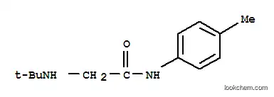 Molecular Structure of 813450-52-1 (Acetamide, 2-[(1,1-dimethylethyl)amino]-N-(4-methylphenyl)- (9CI))
