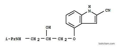 Molecular Structure of 81608-27-7 ((-)-CYANOPINDOLOL HEMIFUMARATE)