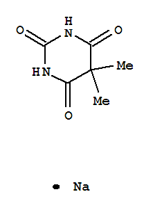 2,4,6(1H,3H,5H)-Pyrimidinetrione,5,5-dimethyl-, sodium salt (1:1)
