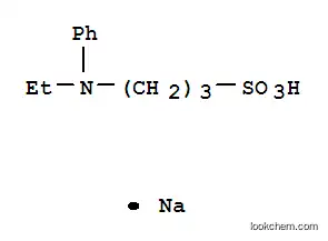 Molecular Structure of 82611-85-6 (N-Ethyl-N-(3-sulfopropyl)aniline sodium salt)