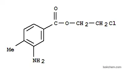 Molecular Structure of 83488-00-0 (3-AMINO-4-METHYLBENZOIC ACID 2'-CHLOROETHYL ESTER)