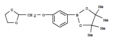 1,3,2-Dioxaborolane,2-[3-(1,3-dioxolan-2-ylmethoxy)phenyl]-4,4,5,5-tetramethyl-(850411-08-4)