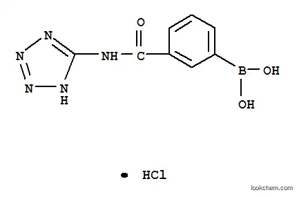 Molecular Structure of 850567-38-3 (3-(1H-TETRAZOL-5-YL-CARBAMOYL)BENZENEBORONIC ACID, HCL)