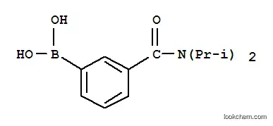 Molecular Structure of 850567-40-7 (3-(DIISOPROPYLCARBAMOYL)PHENYLBORONIC ACID)