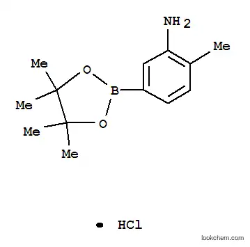 Molecular Structure of 850567-52-1 (3-AMINO-4-METHYLPHENYLBORONIC ACID, PINACOL ESTER, HCL)