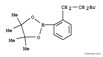 Molecular Structure of 850567-53-2 (2-(2-BROMOETHYL)BENZENEBORONIC ACID, PINACOL ESTER)
