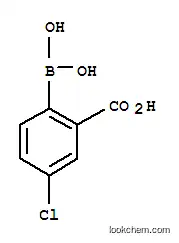 Molecular Structure of 850568-07-9 ((2-CARBOXY-4-CHLORO)BENZENEBORONIC ACID)