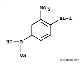 Molecular Structure of 850568-57-9 ((3-NITRO-4-ISOBUTYLPHENYL)BORONIC ACID)
