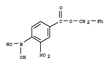 (4-Benzyloxycarbonyl-2-nitro)phenylboronic acid