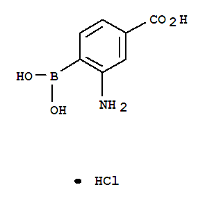 (2-AMINO-4-CARBOXY)BENZENEBORONIC ACID HYDROCHLORIDE