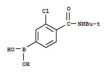 3-Chloro-4-(N-tert-butylcarbamoyl)phenylboronic acid