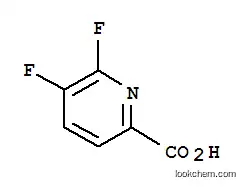 Molecular Structure of 851386-38-4 (5,6-Difluoropyridine-2-carboxylic acid)