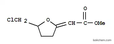 Molecular Structure of 852379-58-9 (METHYL (5-CHLOROMETHYL-DIHYDROFURAN-2-YLIDENE)ACETATE)