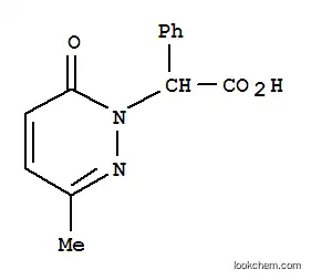 1(6H)-Pyridazineacetic  acid,  3-methyl-6-oxo--alpha--phenyl-