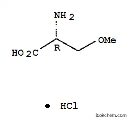Molecular Structure of 86118-10-7 ((R)-2-Amino-3-methoxypropanoic acid hydrochloride)