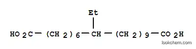 Molecular Structure of 86851-02-7 (7-Ethyl-1,16-hexadecanedicarboxylic acid)