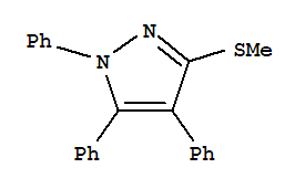 3-METHYLTHIO-1,4,5-TRIPHENYL-1H-PYRAZOLE