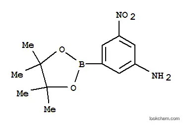 Molecular Structure of 871329-51-0 (3-AMINO-5-NITROBENZENEBORONIC ACID PINACOL ESTER)
