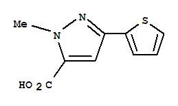 1-Methyl-3-thien-2-yl-1H-pyrazole-5-carboxylic acid