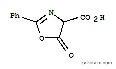 Molecular Structure of 873393-24-9 (2-Oxazoline-4-carboxylic  acid,  5-oxo-2-phenyl-  (5CI))