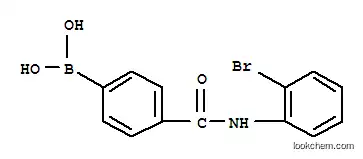 Molecular Structure of 874288-01-4 (4-(2-BROMOPHENYLCARBAMOYL)PHENYLBORONIC ACID)