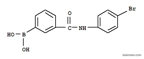 Molecular Structure of 874288-28-5 (3-[(4-Bromophenyl)carbamoyl]benzeneboronic acid)