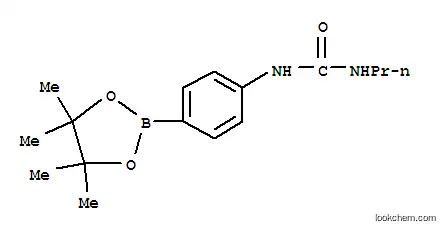 Molecular Structure of 874291-01-7 (1-PROPYL-3-[4-(4,4,5,5-TETRAMETHYL-1,3,2-DIOXABOROLAN-2-YL)PHENYL]UREA)