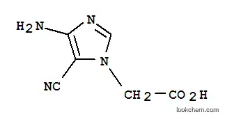 1H-Imidazole-1-aceticacid,4-amino-5-cyano-(9CI)