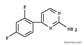 Molecular Structure of 874779-68-7 (4-(2,4-DIFLUOROPHENYL)PYRIMIDIN-2-AMINE)