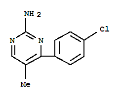 4-(4-CHLOROPHENYL)-5-METHYLPYRIMIDIN-2-AMINE