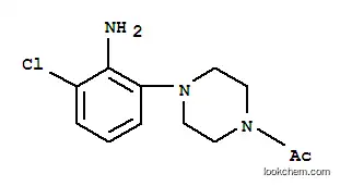 Molecular Structure of 875576-30-0 (2-(4-Acetyl-piperazin-1-yl)-6-chloroaniline)