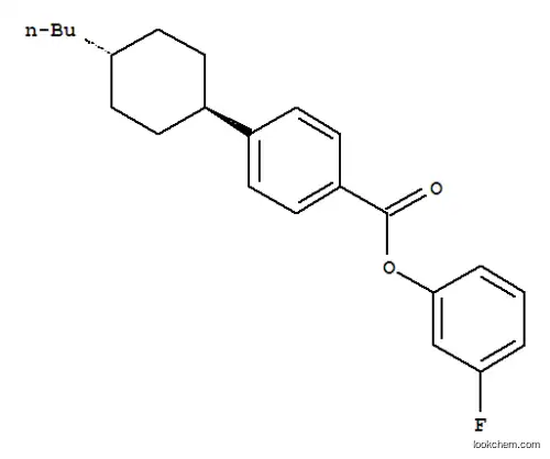 Molecular Structure of 87592-62-9 (3-Fluorophenyl 4'-trans-butylcyclohexylbenzoate)
