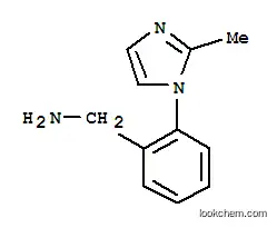 Molecular Structure of 876717-29-2 (2-(2-Methyl-1H-imidazol-1-yl)benzylamine)