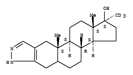 2'H-Androst-2-eno[3,2-c]pyrazol-17-ol,17-(methyl-d3)-, (17b)- (9CI)