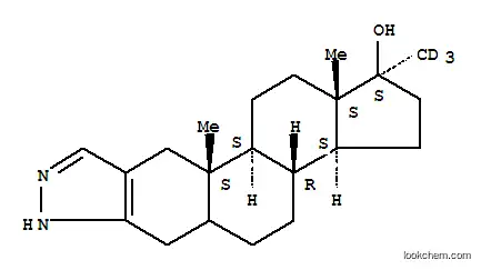 Molecular Structure of 88247-87-4 (STANOZOLOL-D3)