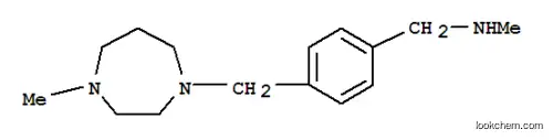 Molecular Structure of 884507-55-5 (N-Methyl-4-[(4-methylhomopiperazin-1-yl)methyl]benzylamine)