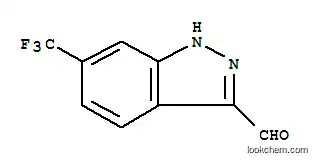 Molecular Structure of 885271-90-9 (6-TRIFLUOROMETHYL-1H-INDAZOLE-3-CARBALDEHYDE)