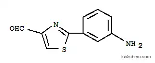 Molecular Structure of 885278-99-9 (2-(3-AMINO-PHENYL)-THIAZOLE-4-CARBALDEHYDE)
