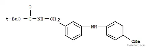 Molecular Structure of 886362-41-0 (N-(3-BOC-AMINOMETHYLPHENYL)-N-(4-METHOXYPHENYL)AMINE)