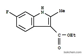 Molecular Structure of 886362-69-2 (6-FLUORO-2-METHYLINDOLE-3-CARBOXYLIC ACID ETHYL ESTER)