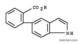 Molecular Structure of 886363-17-3 (2-(5'-INDOLE)BENZOIC ACID)